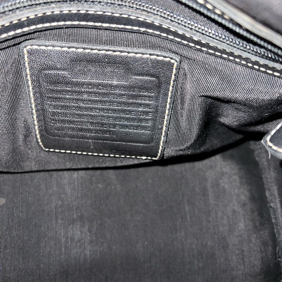 Coach Black Leather Handbag - Picture 9 of 15